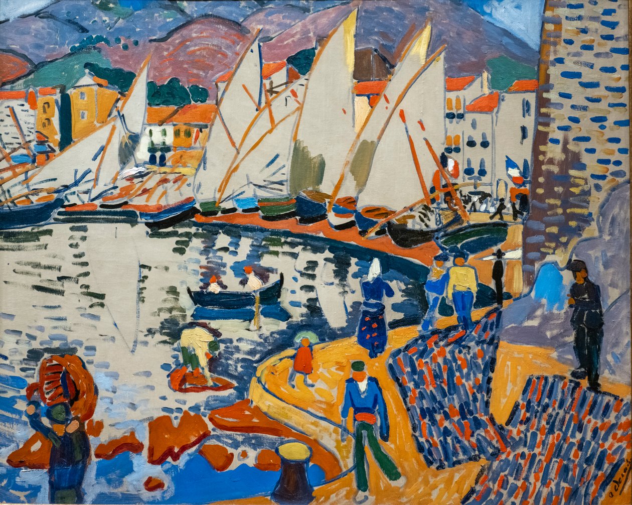 Secagem das velas de Andre Derain
