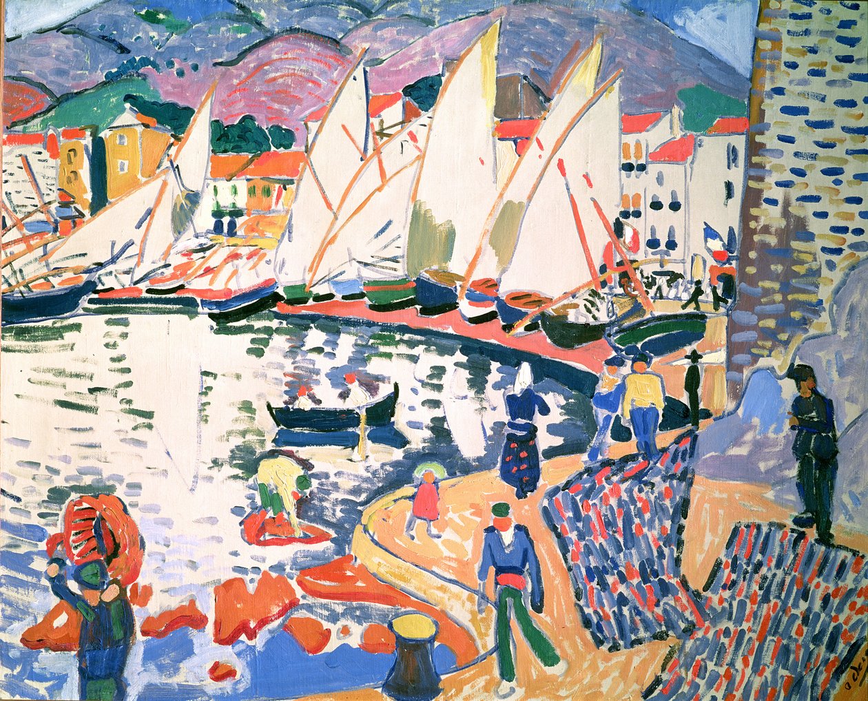 Secagem das velas de Andre Derain