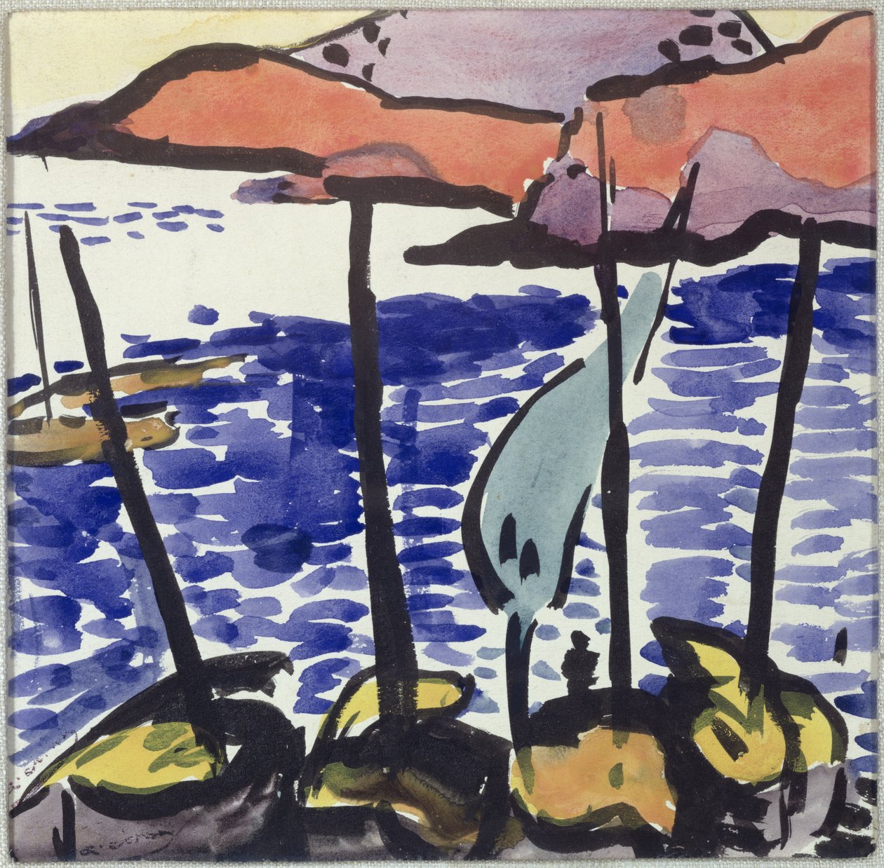 Barcos de pesca em Collioure de Andre Derain