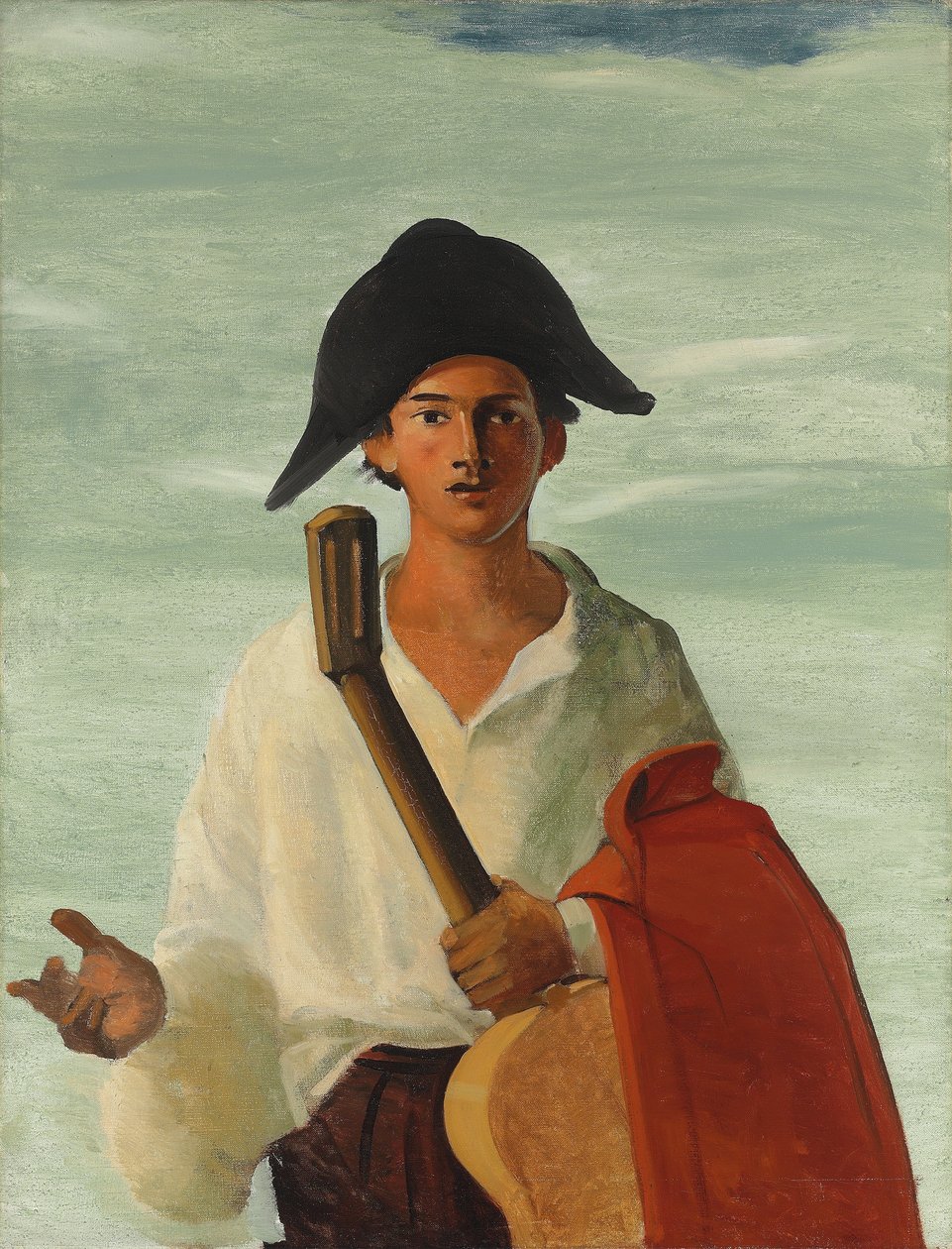 Arlequim segurando uma guitarra, c.1930 (óleo sobre tela) de Andre Derain