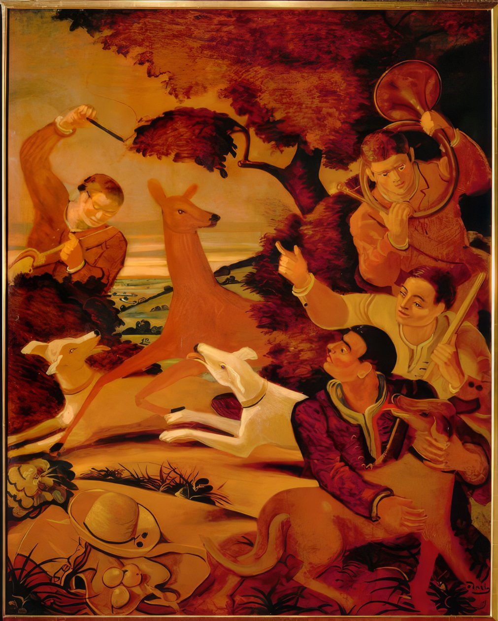Caça ao veado de Andre Derain