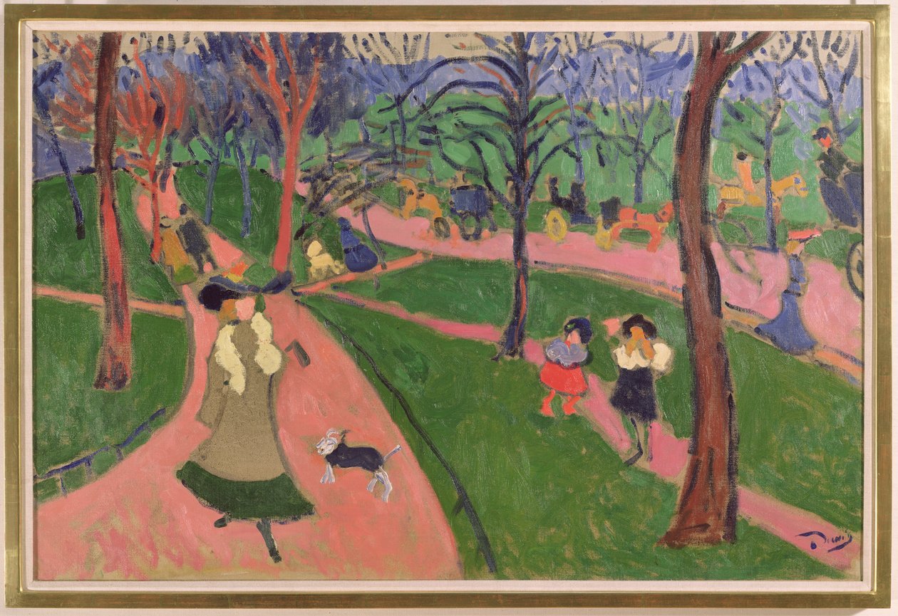 Hyde Park, c.1906 (óleo sobre tela) de Andre Derain