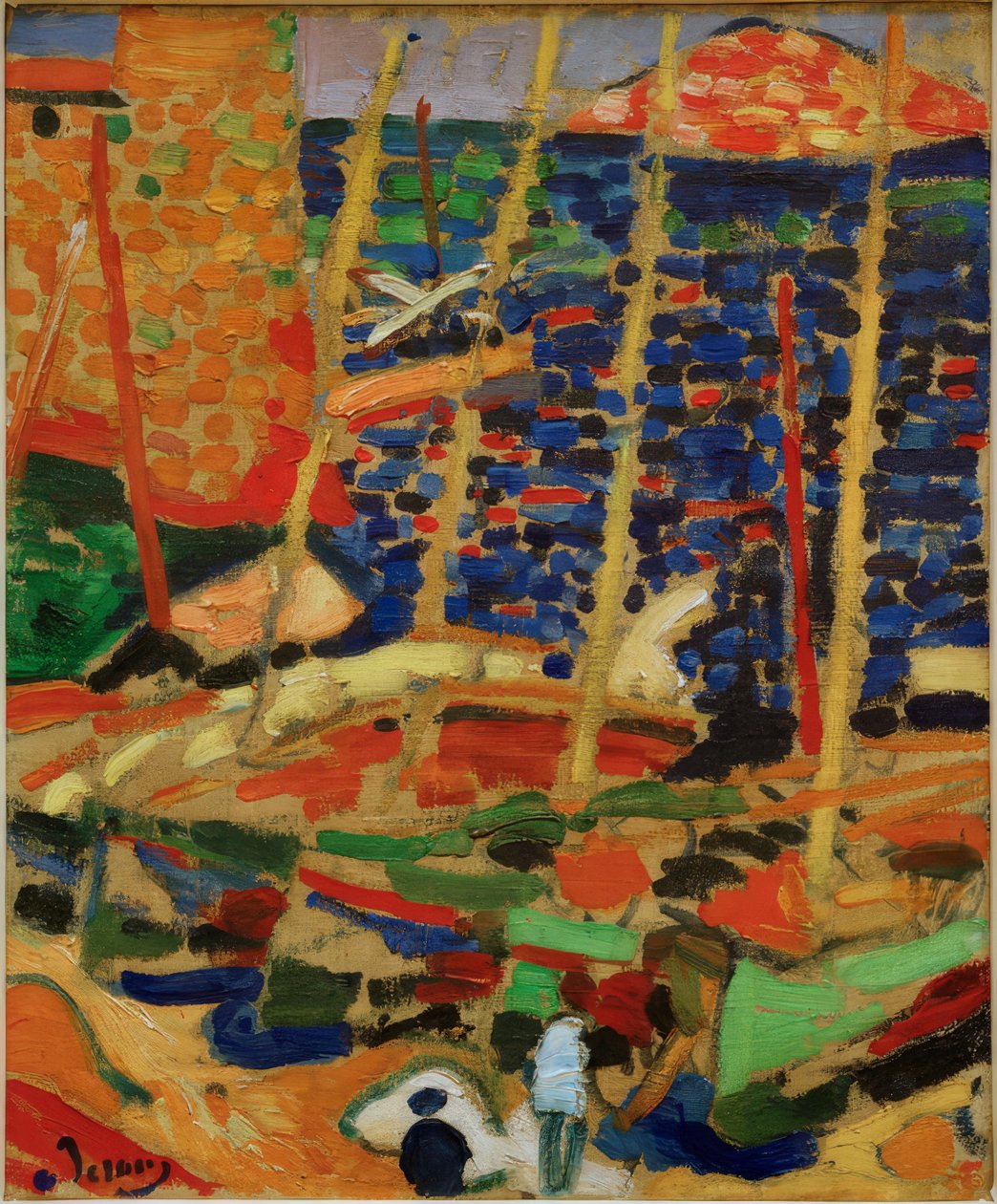 O porto de Collioure de Andre Derain