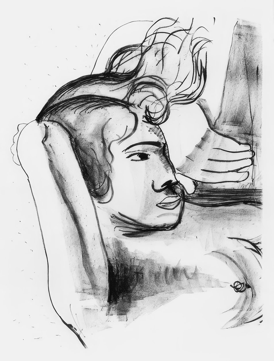 Cabeça de rapariga de Andre Derain