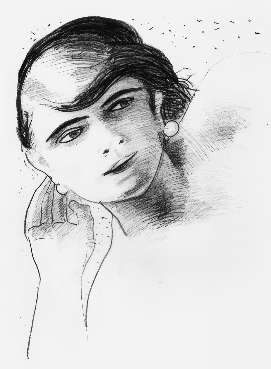 Cabeça de rapariga de Andre Derain