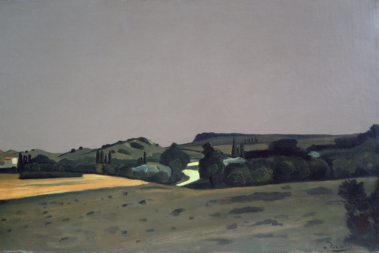 Paisagem provençal de Andre Derain