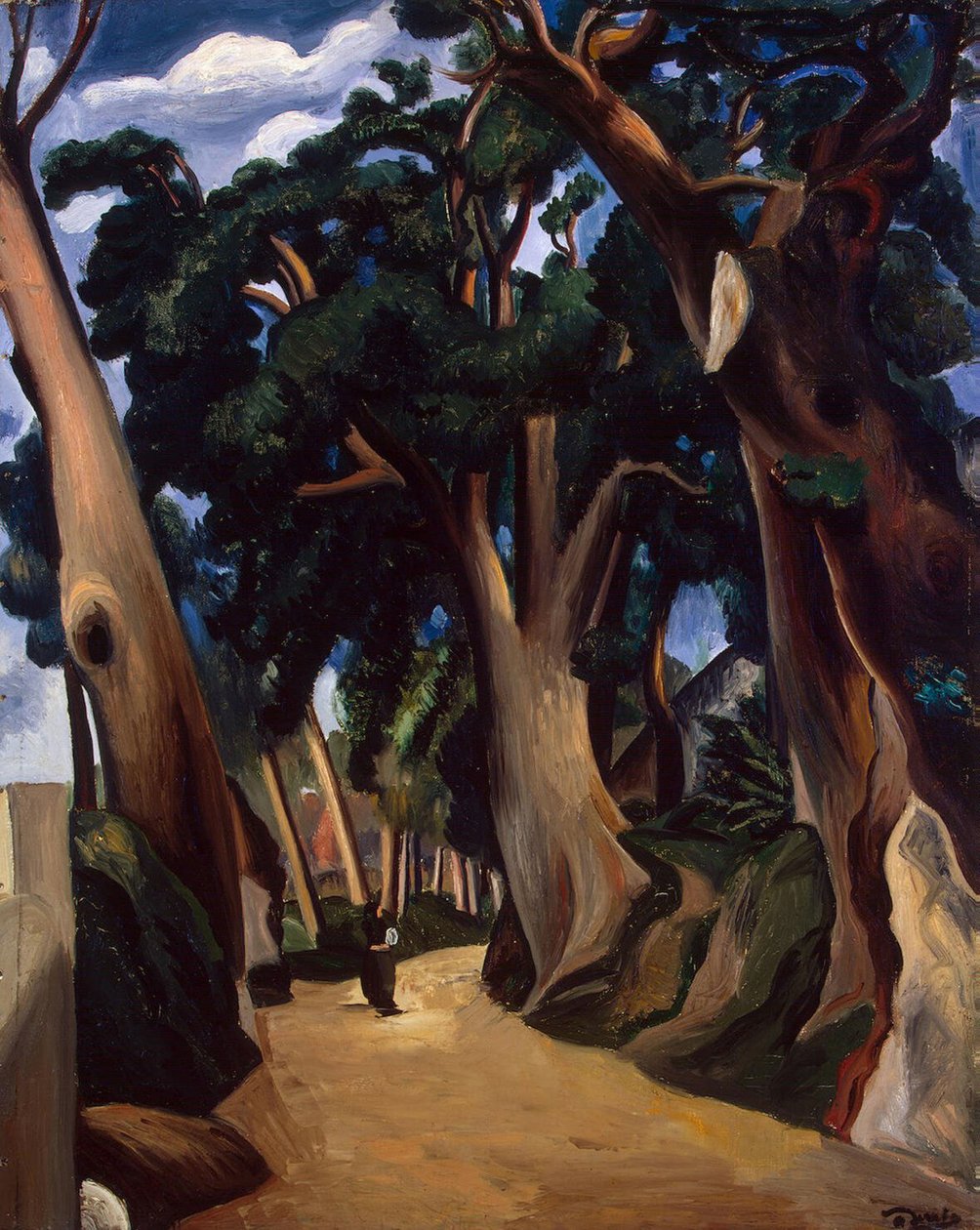 Estrada para Castel Gandolfo de Andre Derain