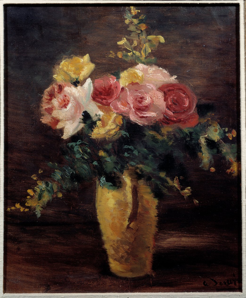 Rosas num vaso de Andre Derain
