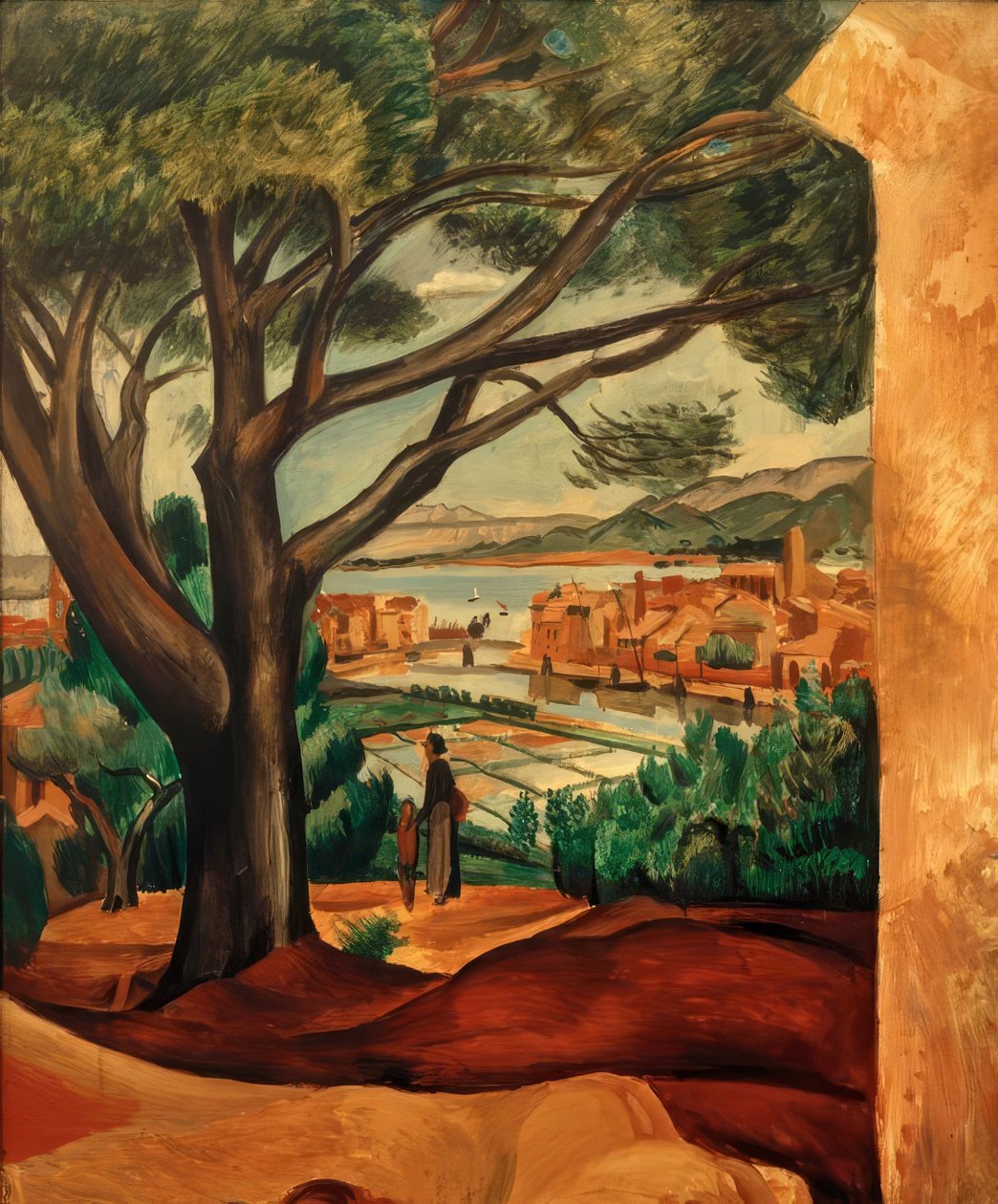 Lagoas de sal marinho de Martigues de Andre Derain