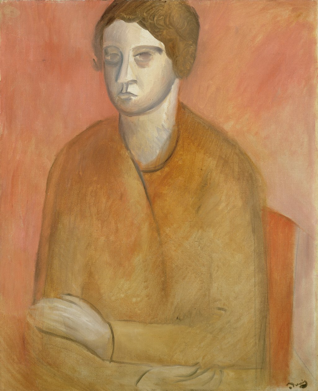 Mulher sentada, c.1912 (óleo sobre tela) de Andre Derain