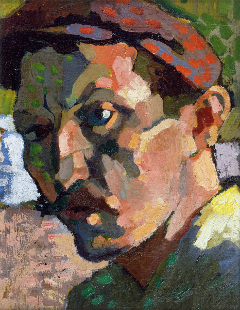 Autorretrato com boné, c.1905 (óleo sobre tela) de Andre Derain