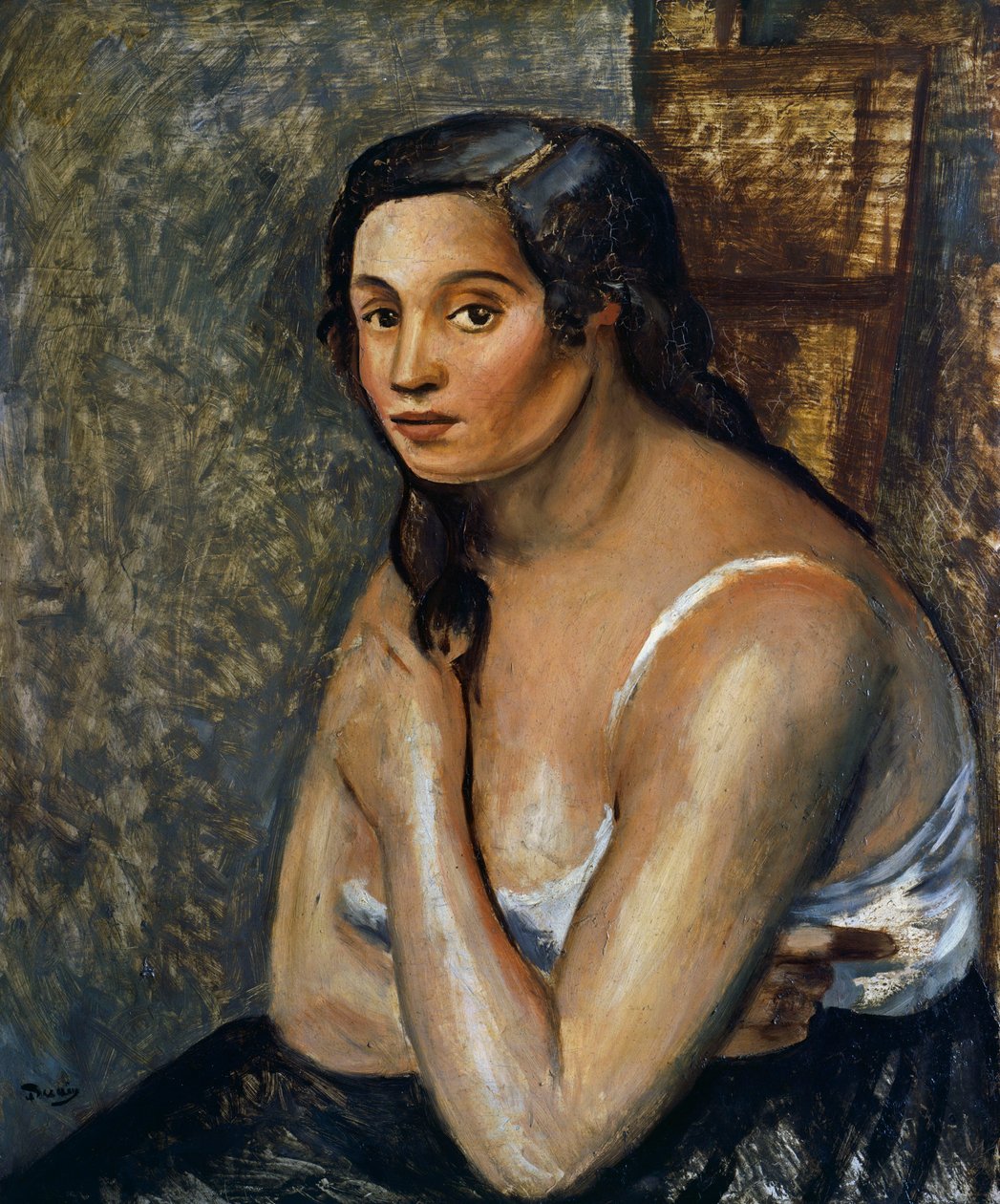 Mulher sentada, c.1920 (óleo sobre tela) de Andre Derain