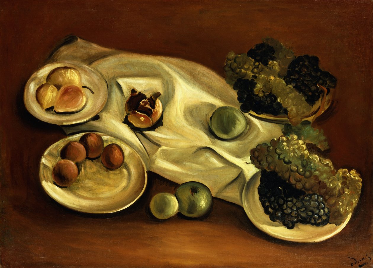 Natureza morta com frutos; Nature Morte aux Fruits de Andre Derain