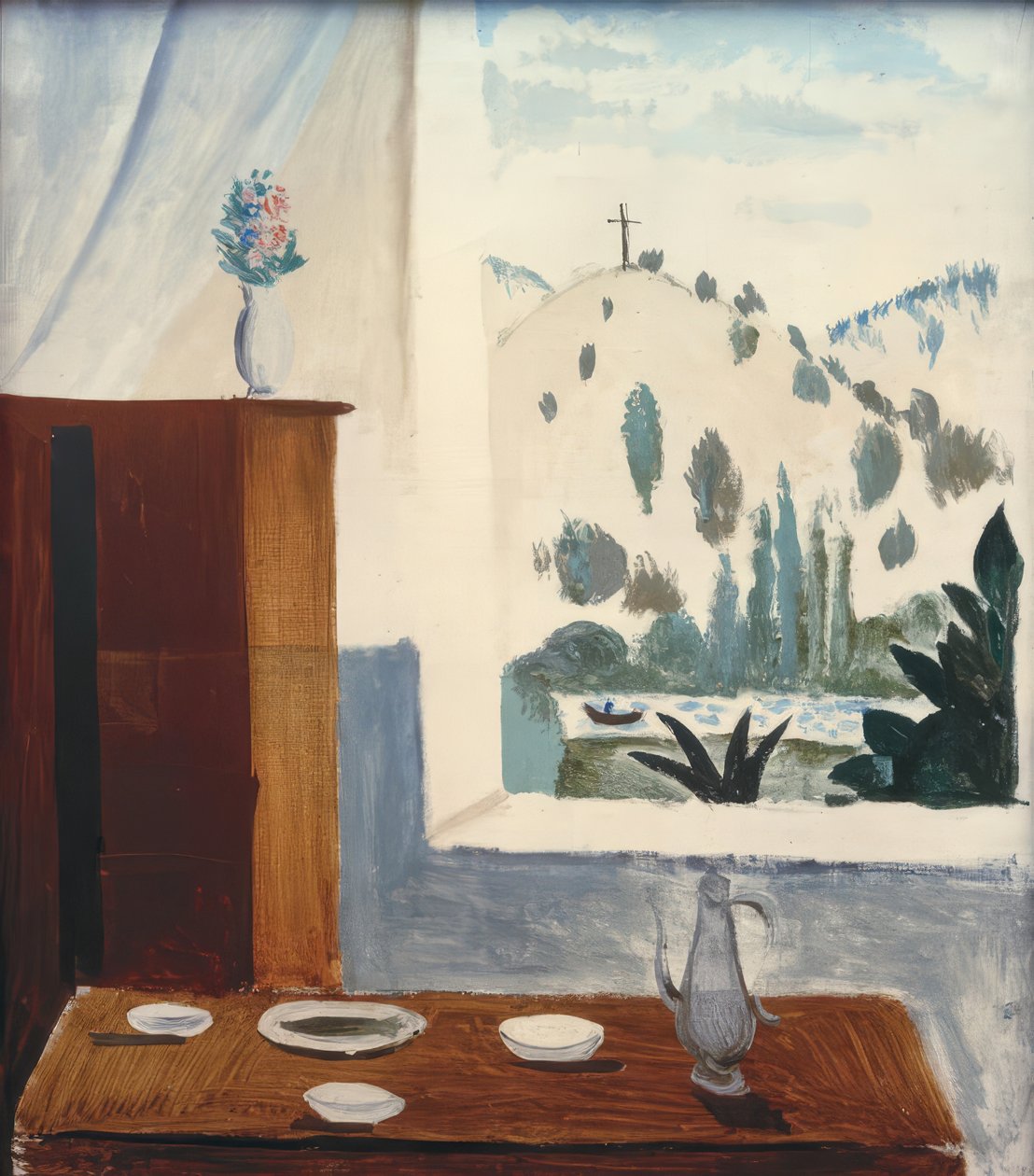 Natureza morta com o Calvário de Andre Derain