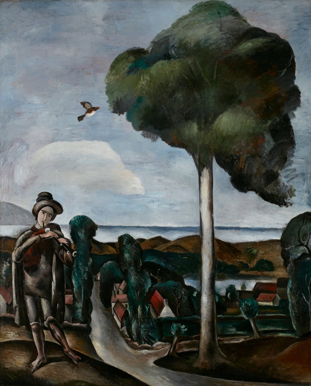 O tocador de gaita de foles de Andre Derain