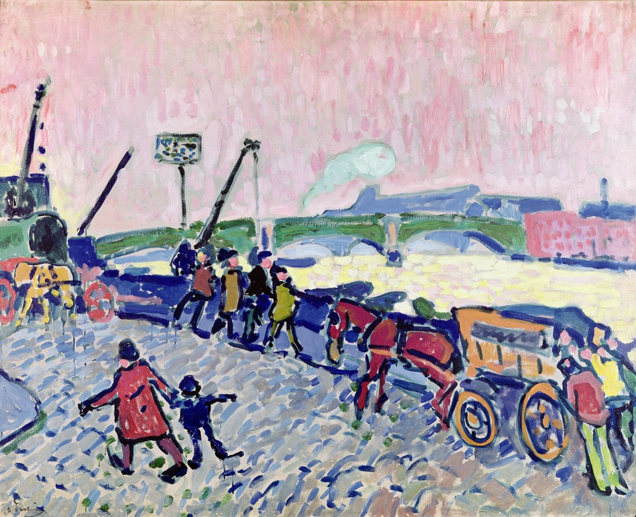 A ponte de Chatou de Andre Derain