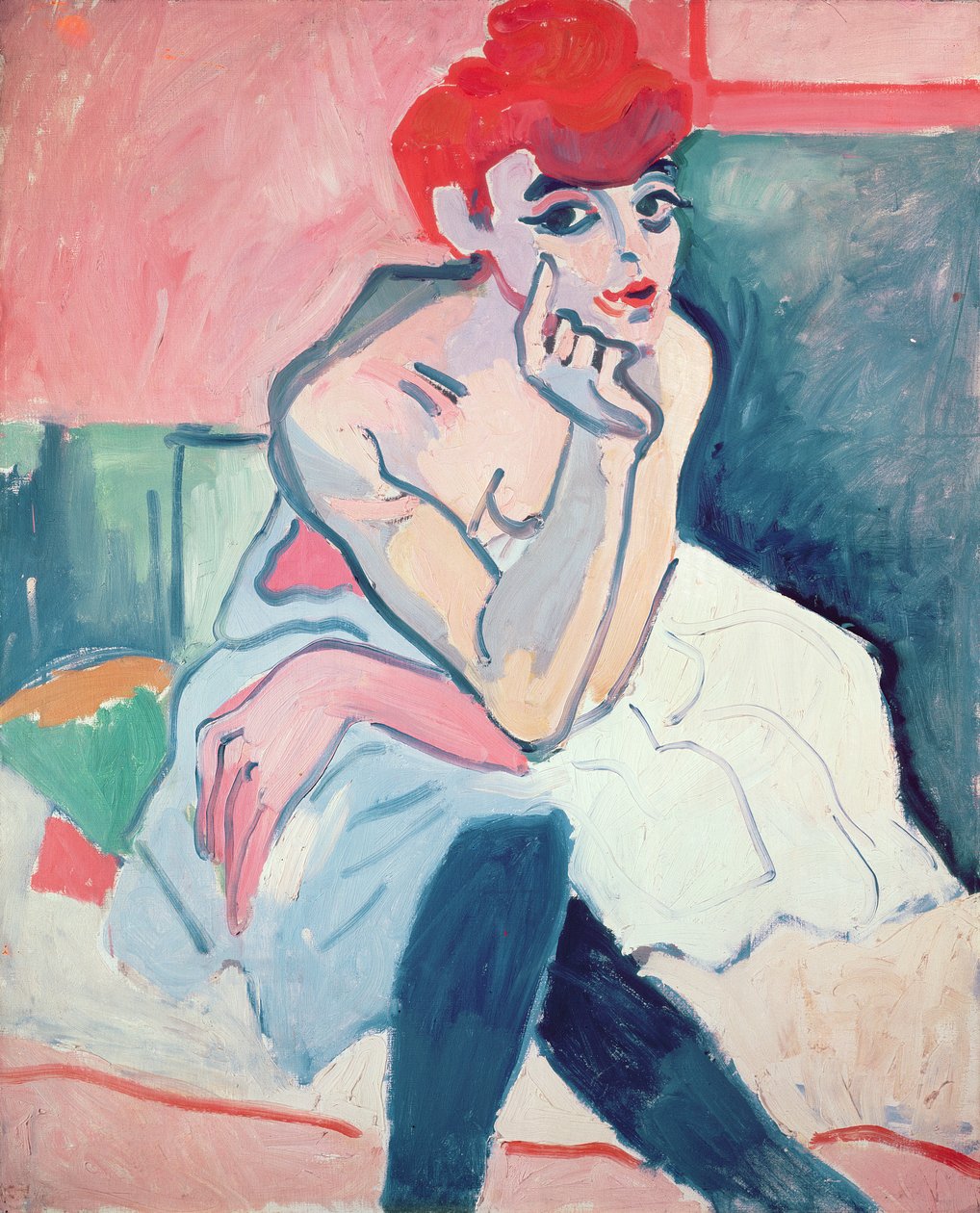 A Bailarina, c.1910 (óleo sobre tela) de Andre Derain