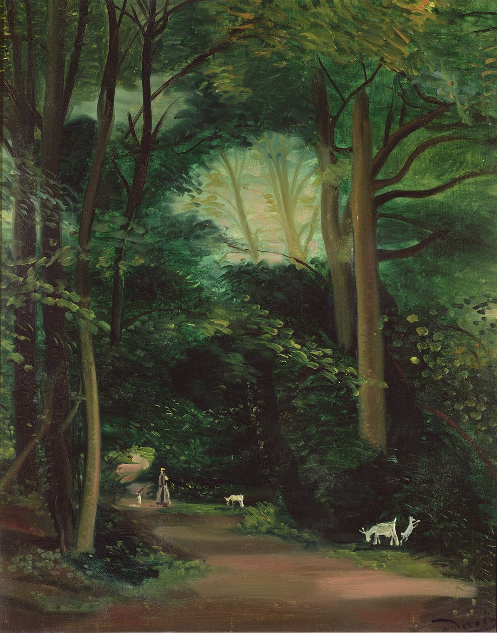 As cabras de Chambourcy, c.1948-49 (óleo sobre tela) de Andre Derain