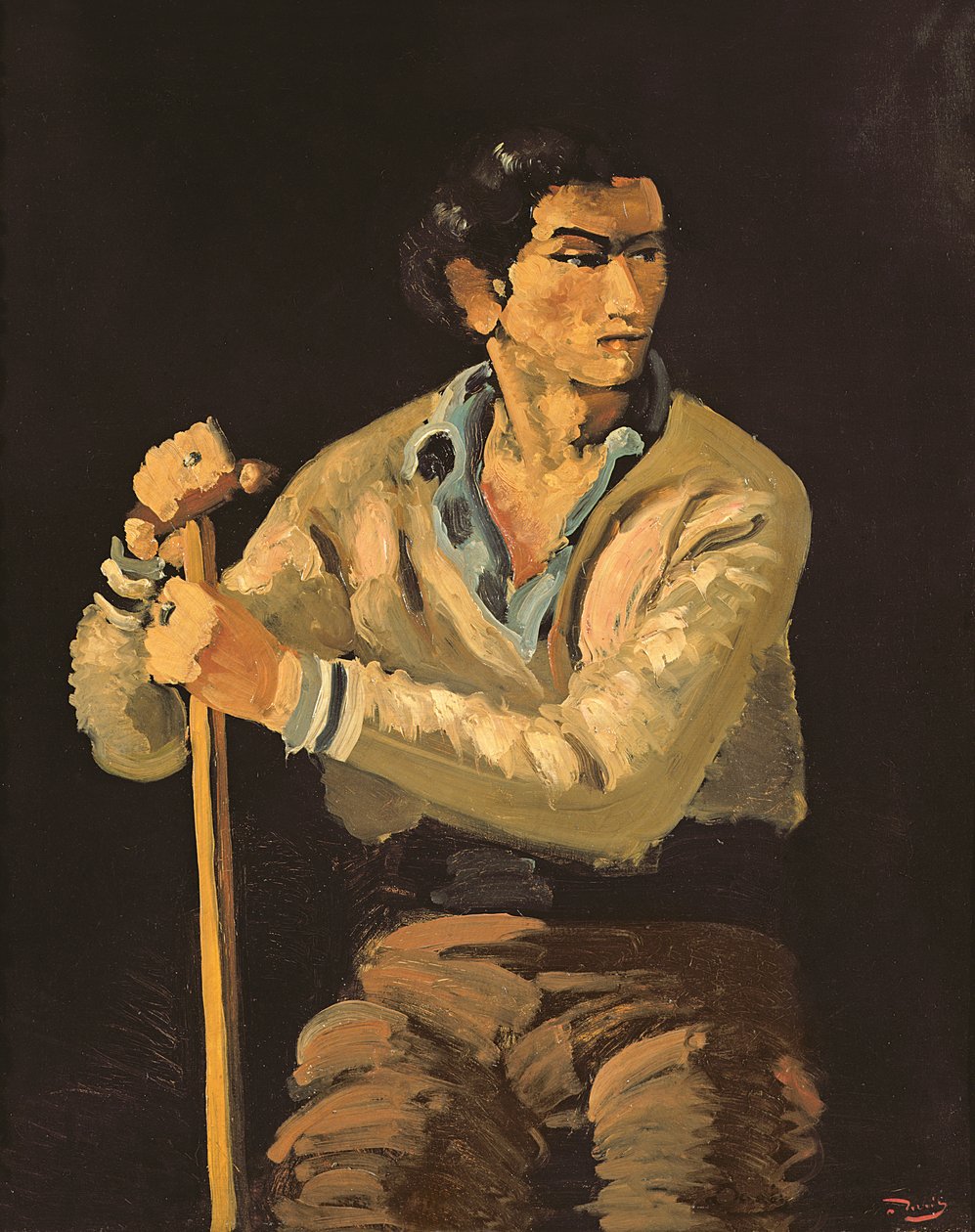 O cigano (óleo sobre tela) de Andre Derain