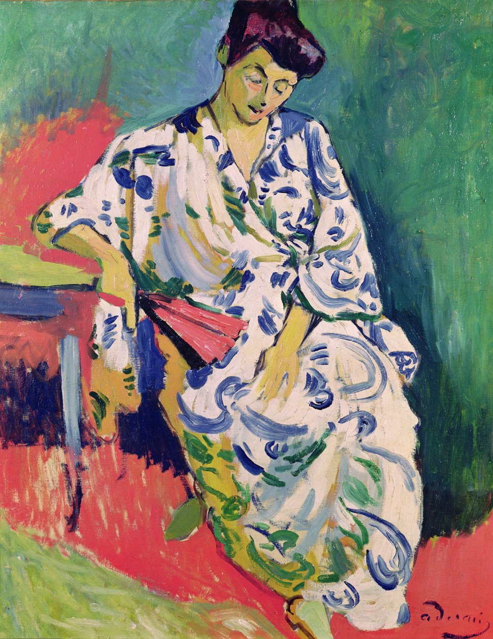 A mulher com um xaile de Andre Derain
