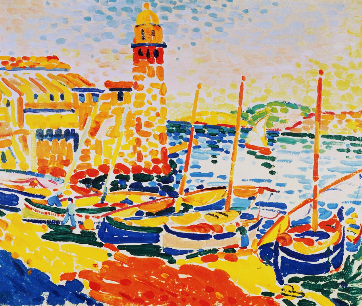 O porto de Collioure de Andre Derain