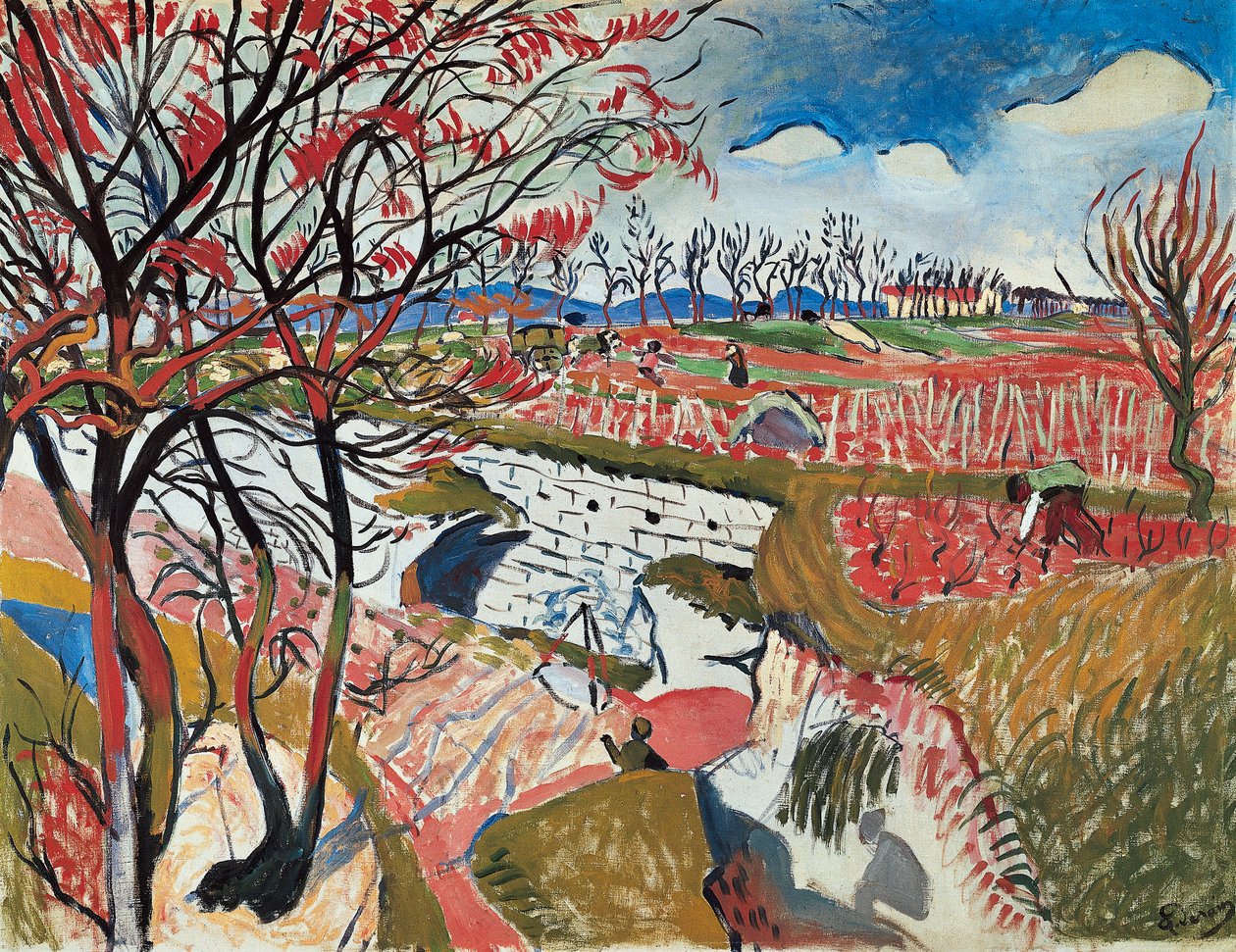 "As vinhas na primavera de Andre Derain