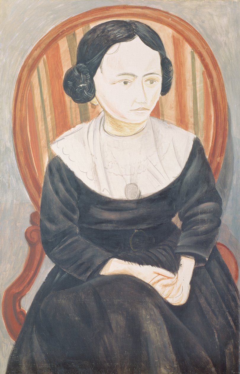 Jovem rapariga de preto de Andre Derain