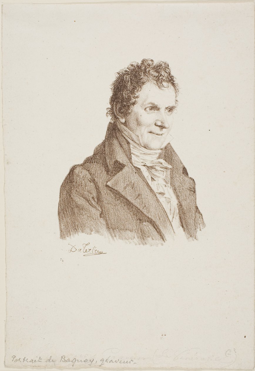 Retrato do gravador Baquoy de Andre Dutertre