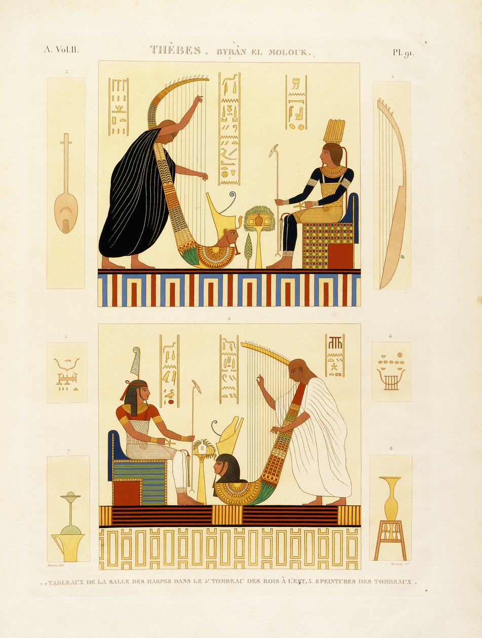 Tebas, Byban el Molouk, c.1809-1812 de Andre Dutertre