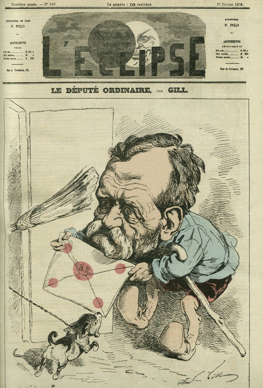 Alphonse-Auguste Duchesne de Gillevoisin, Marquês de Conegliano, Depute de Besancon. Capa em "L