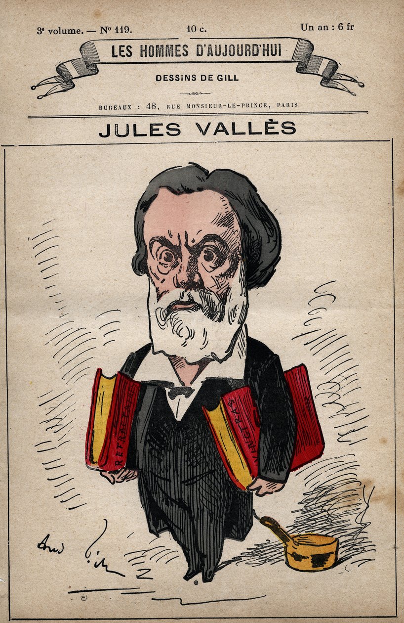Desenho animado de Jules Valles (1832-1885) de 