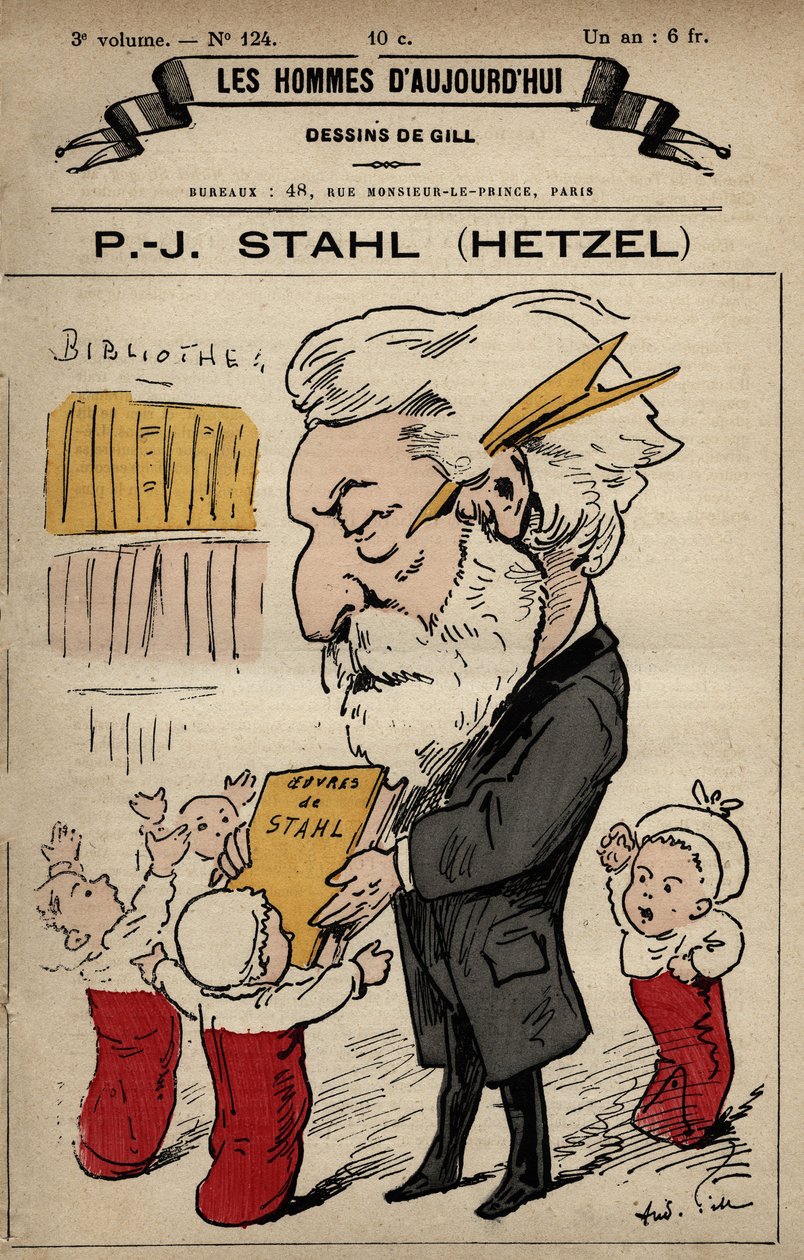 Desenho animado de Pierre Jules Hetzel de 