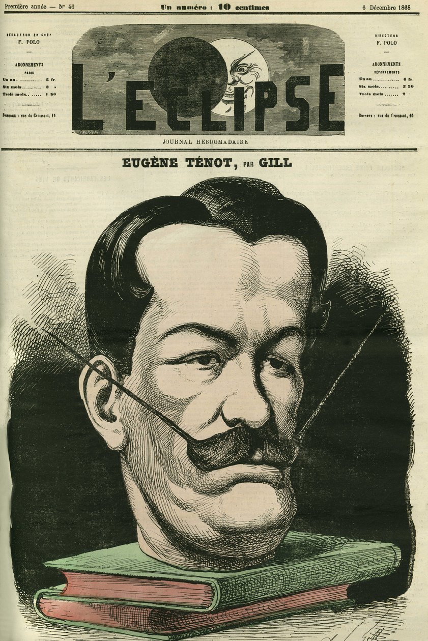 Eugene Tenot, um escritor e homem político francês. Capa em "L