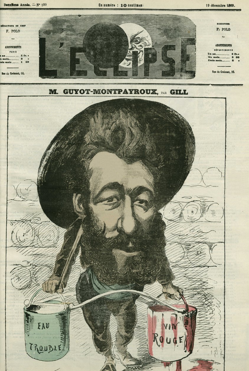 Guyot-Montpayroux, político francês. Capa em "L