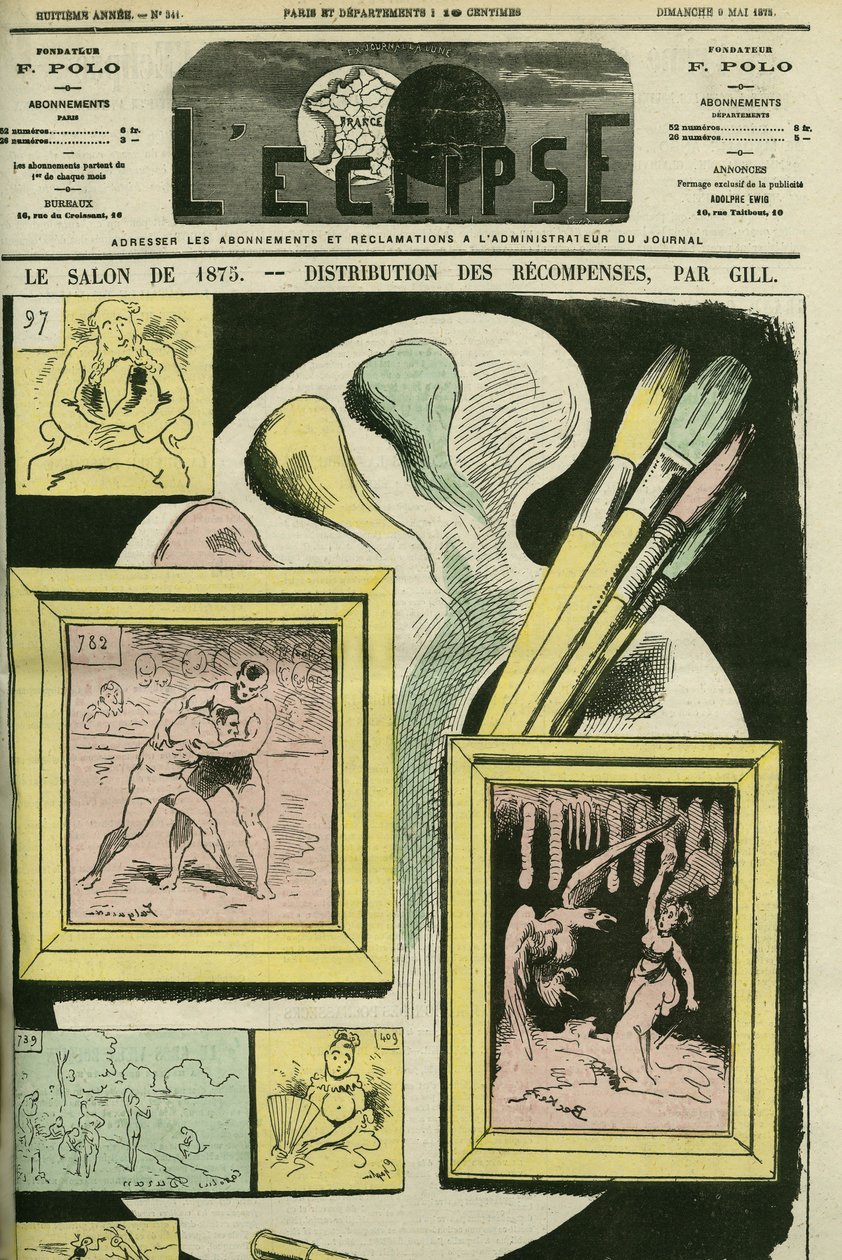 Salão de 1875. Capa em "L