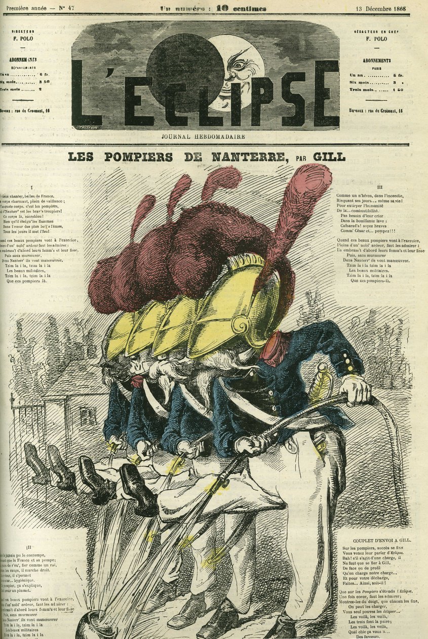 Música no "The Fire Department of Nanterre". Capa em "L
