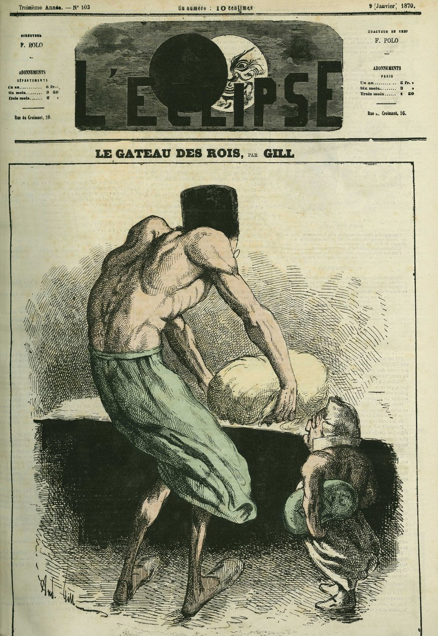 O bolo dos reis, um petri a pasta, o outro a festa. Capa em "L