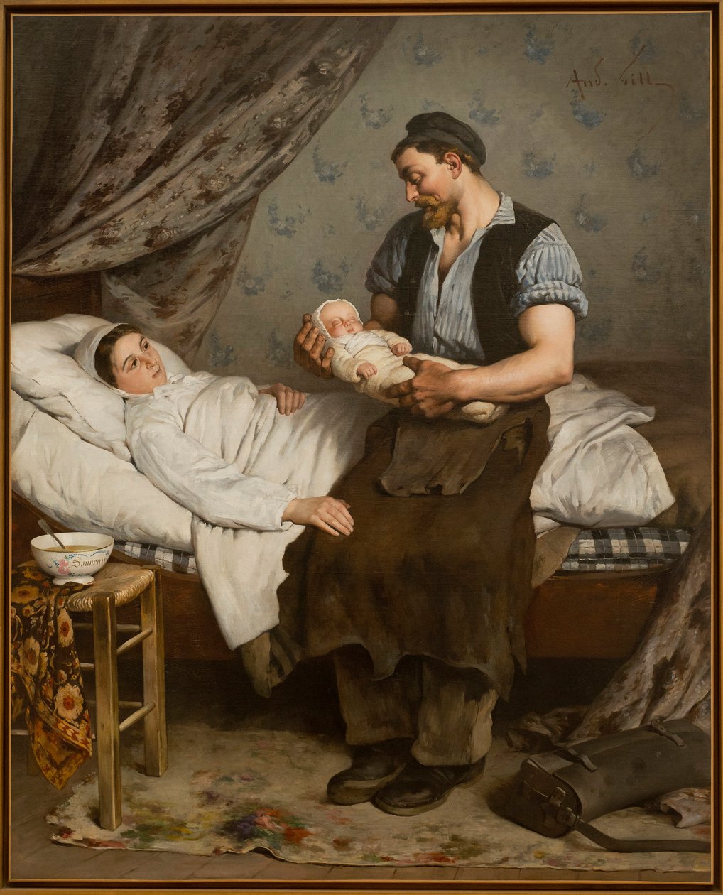 A criança recém-nascida de Andre Gill