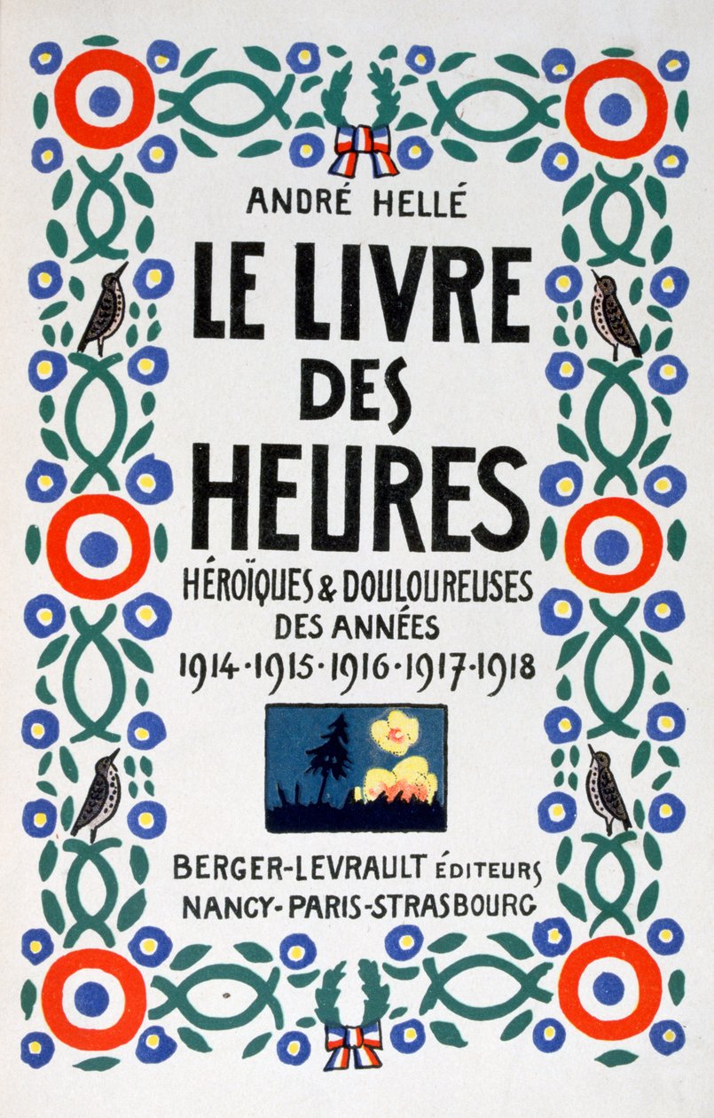 Primeira página do Livro das Horas, 1919 de Andre Helle