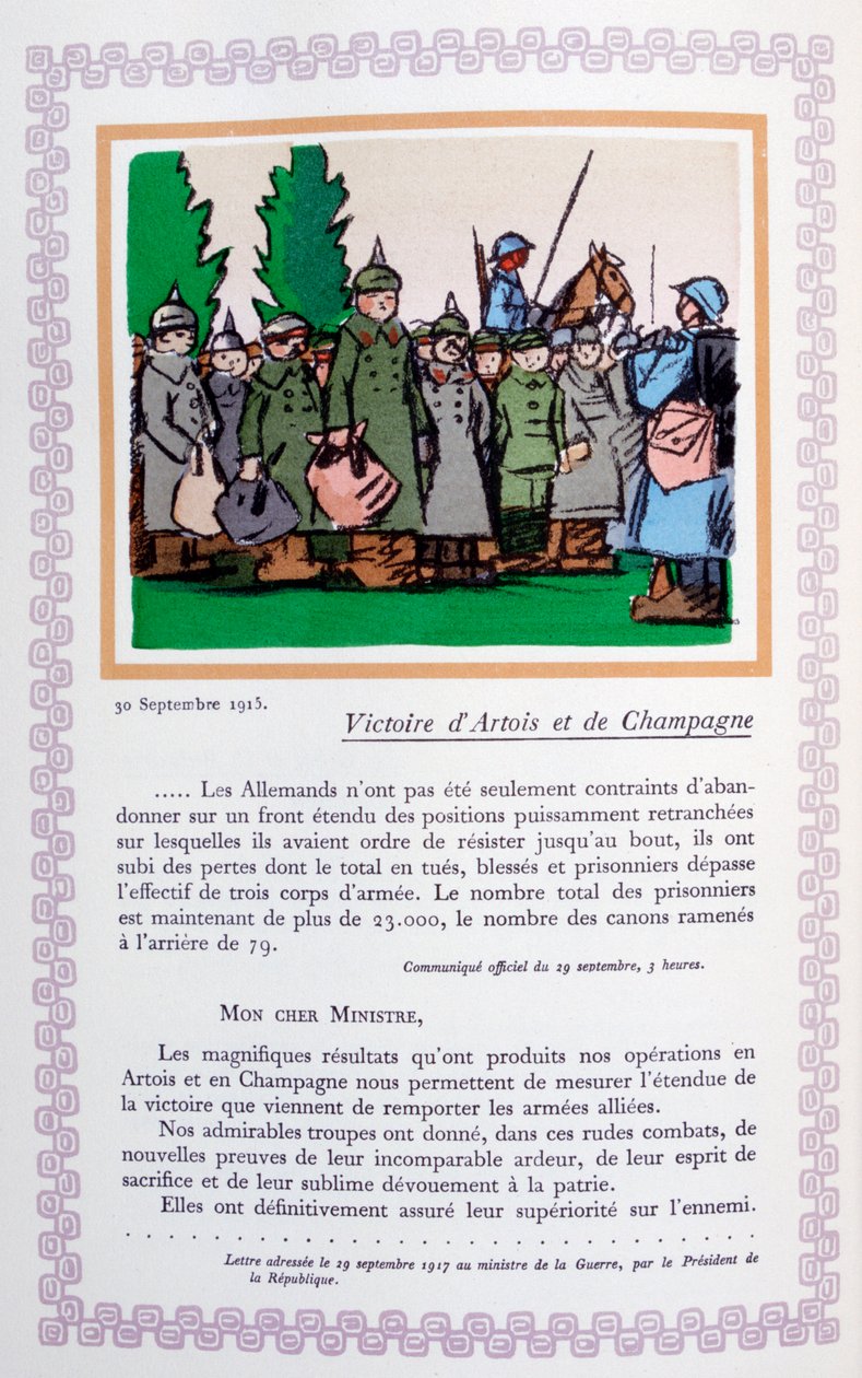 Vitória em Artois e Champagne, 30 de setembro de 1915, 1919 de Andre Helle