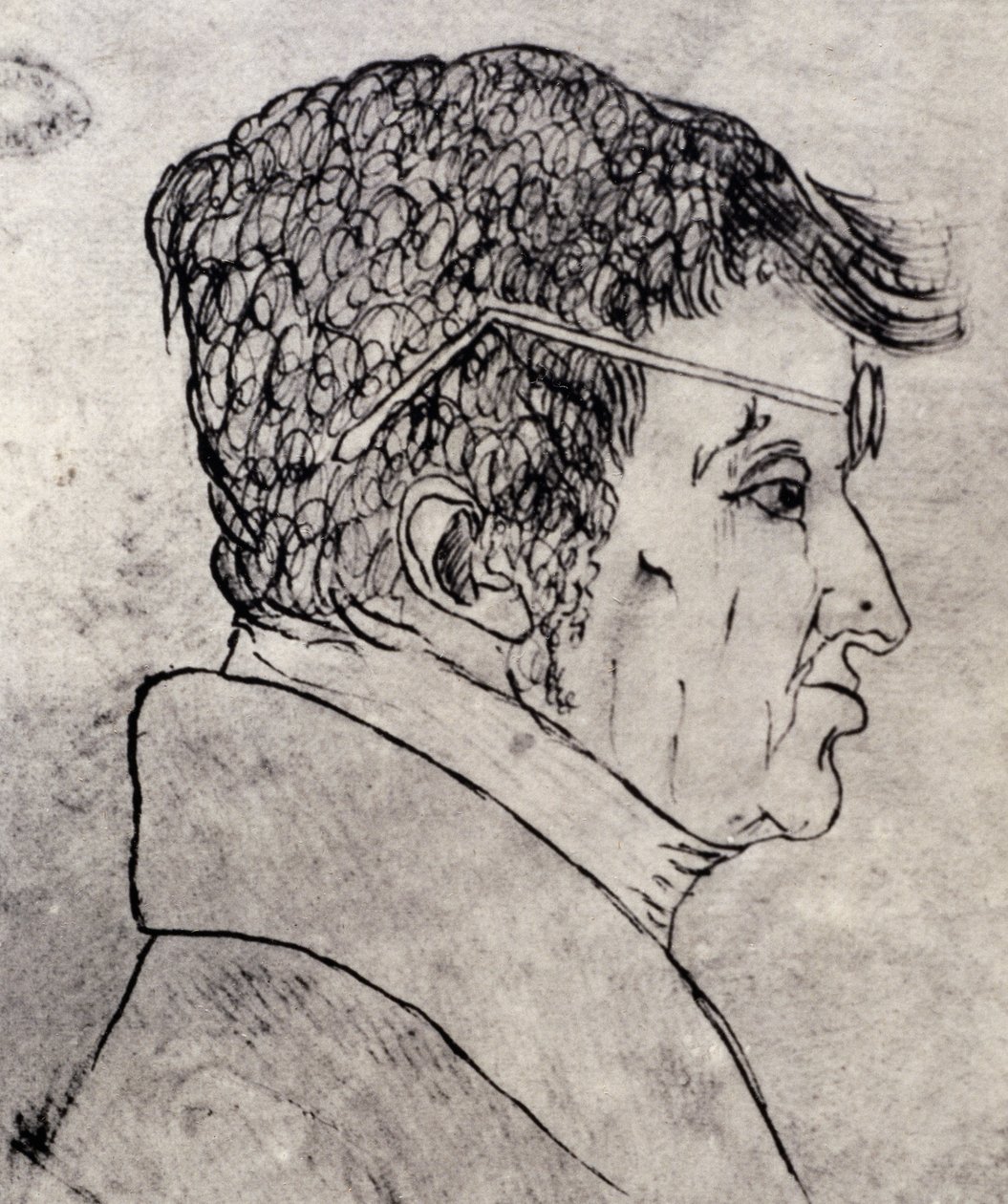 Auto-retrato de Andre-Marie Ampere (Poleymieux-au-Mont-d