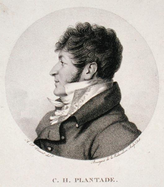 Retrato de Charles-Henri Plantade (1764-1839) 1806 (gravura) de Andre Paul (after) Vincent