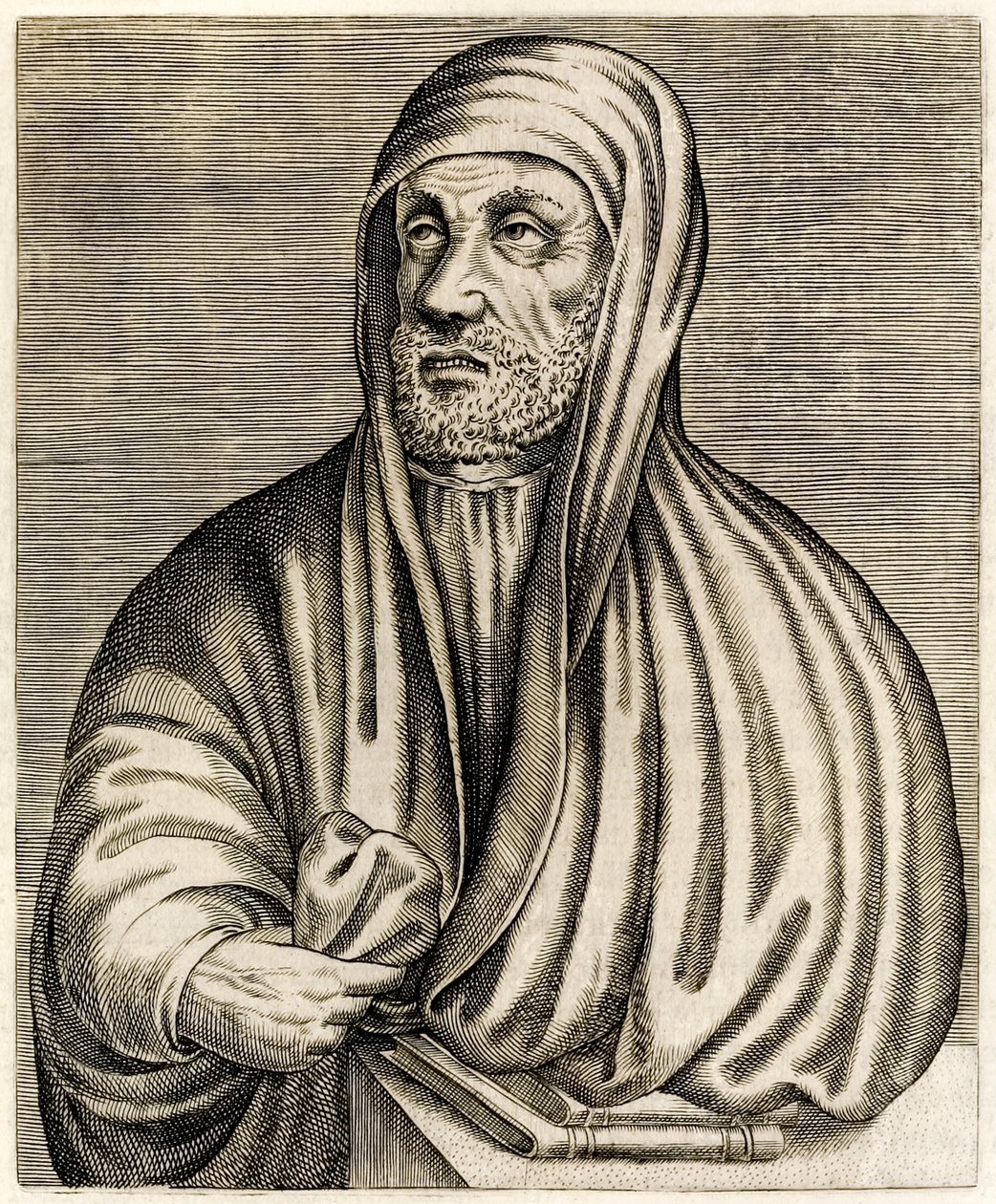 Avicena ou Ibn Sina: Polímata persa, de True Portraits de André Thévet publicado em 1584 de Andre Thevet