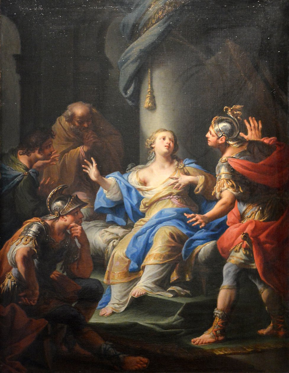 Lucretia chorando sua desgraça de Andrea Casali