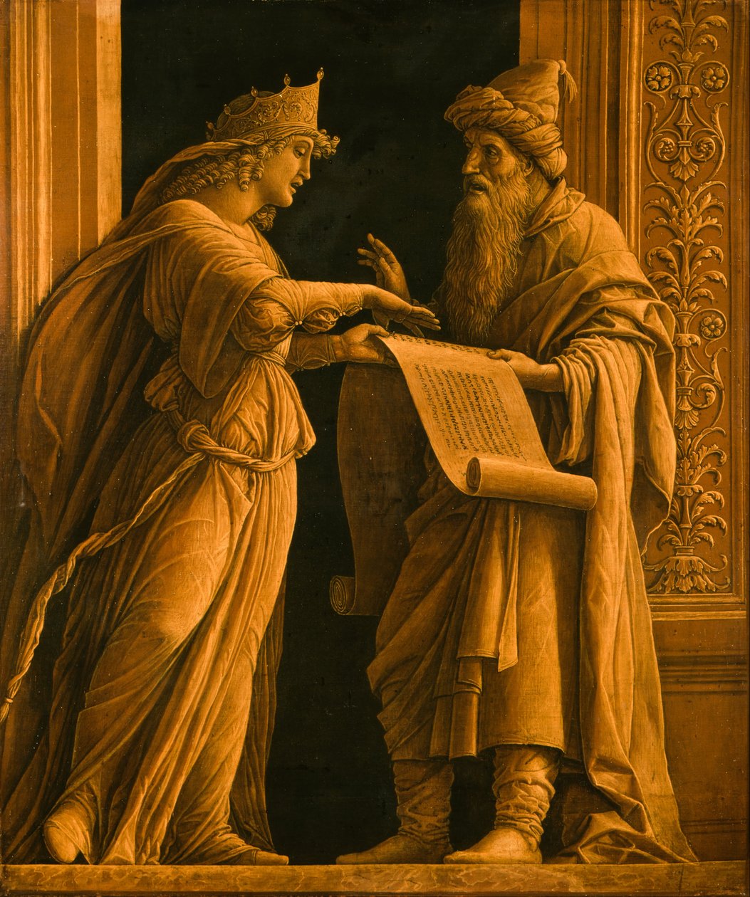 Uma Sibila e um Profeta de Andrea Mantegna