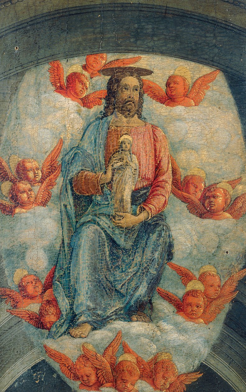 Cristo com a alma das virgens de Andrea Mantegna