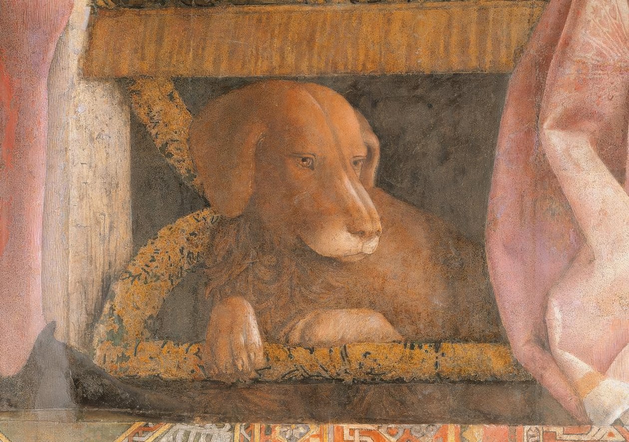 Lodovico III. Gonzaga com família e tribunal de Andrea Mantegna