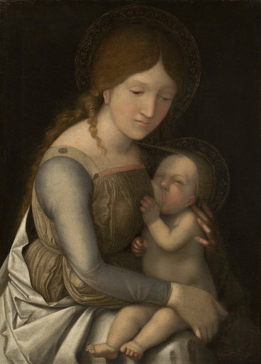 Madonna e criança, c.15051510 de Andrea Mantegna