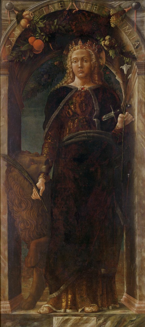 Saint Euphemia, 1454 de Andrea Mantegna