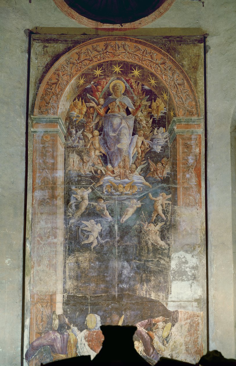 A Assunção, c.1450-56 de Andrea Mantegna